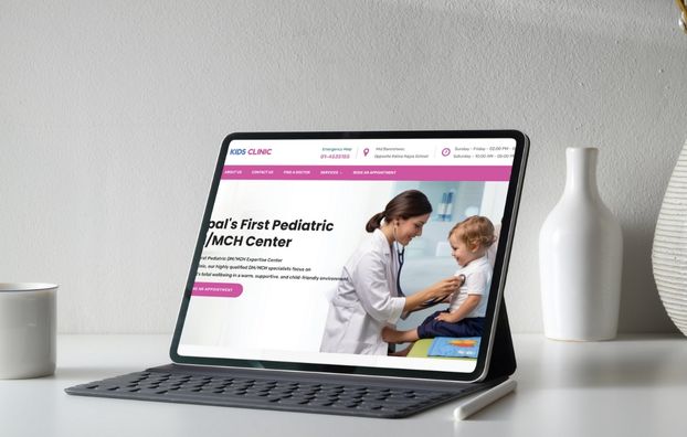 landing page